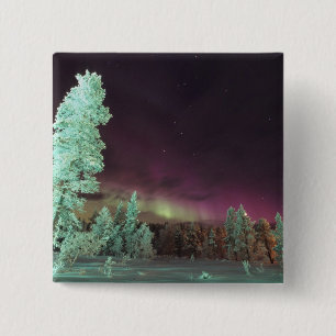 Scandinavia, Finland, Lapland, Kakslauttanen, 15 Cm Square Badge