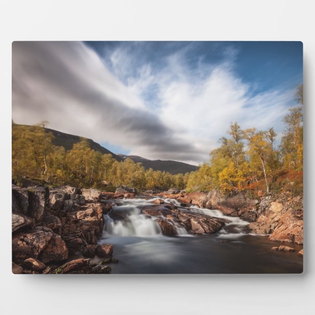 Scandinavia Landscape Photo Plaque (Front)