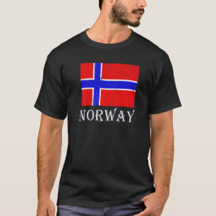 Scandinavia Nordic Country Norwegian Flag Norway T-Shirt