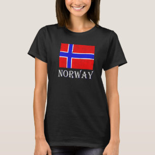 Scandinavia Nordic Country Norwegian Flag Norway T-Shirt