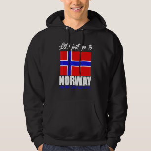 Scandinavia Norwegian Flag Nordic Country Norway Hoodie