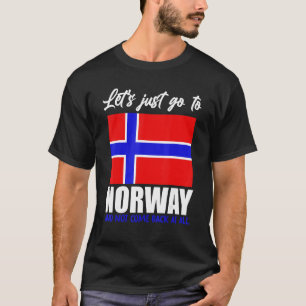 Scandinavia Norwegian Flag Nordic Country Norway T-Shirt