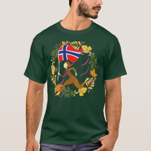 Scandinavia Pride Norwegian Flag Norway T-Shirt