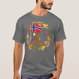 Scandinavia Pride Norwegian Flag Norway T-Shirt