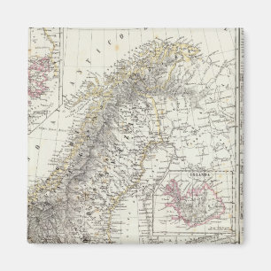 Scandinavia, Sweden, Norway Magnet