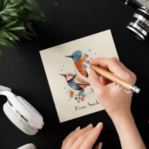 Scandinavian Abstract Birds, customisable