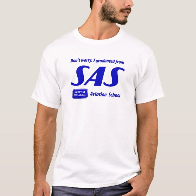 Scandinavian Airlines System T-Shirt (Front)