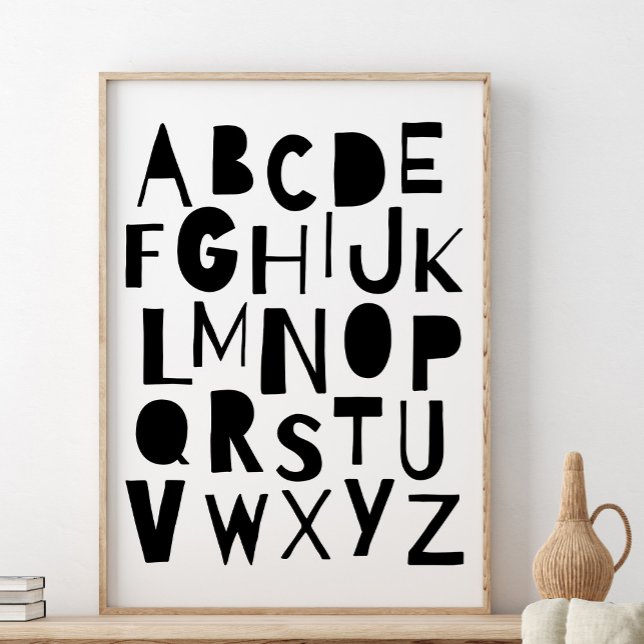 Scandinavian Alphabet, Kids Room Wall Decor (Creator Uploaded)