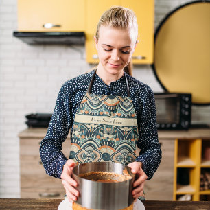 Scandinavian Art Deco customisable  Apron