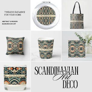 Scandinavian Art Deco customisable  Paper Plate