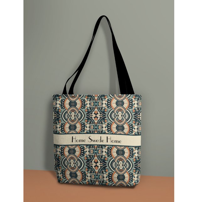 Scandinavian Art Deco customisable Tote Bag (Creator Uploaded)
