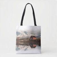 Scandinavian Boat House Landscape Photo