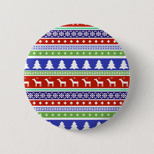 scandinavian christmas button