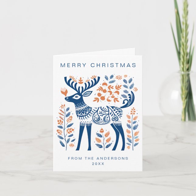 Scandinavian Christmas Holiday Card (Front)