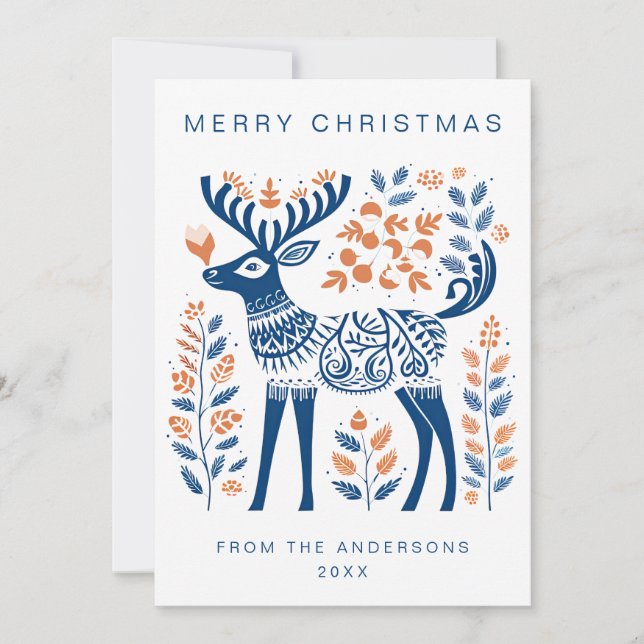 Scandinavian Christmas Holiday Card (Front)