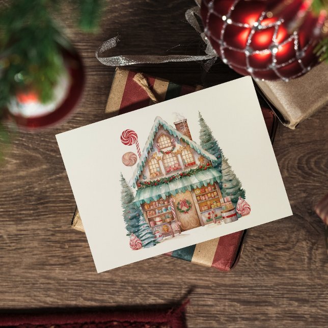 Scandinavian Christmas Magic Holiday Postcard (Creator Uploaded)