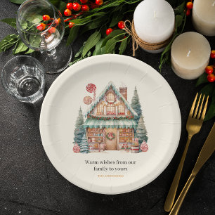 Scandinavian Christmas Magic Paper Plate