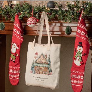 Scandinavian Christmas Magic Tote Bag