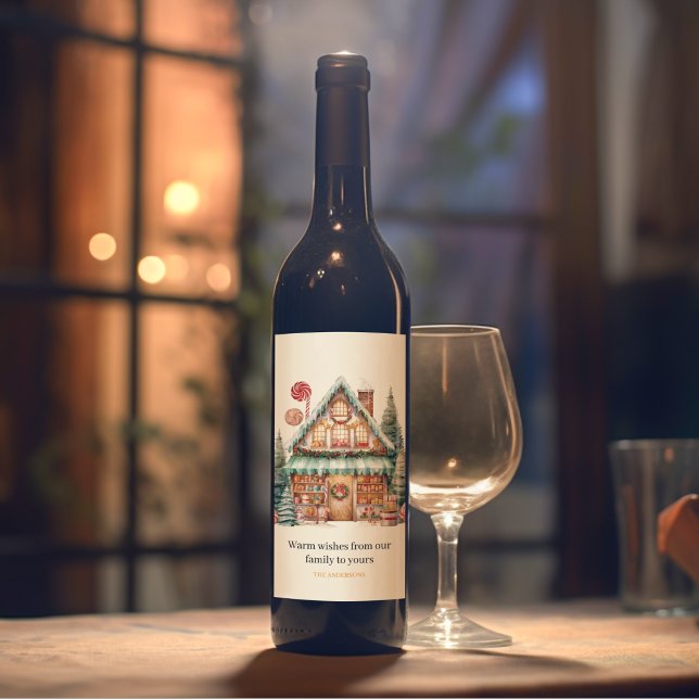 Scandinavian Christmas Magic Wine Label (Creator Uploaded)