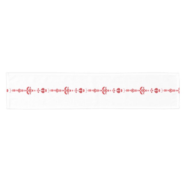 Scandinavian Christmas Pattern Table Runner (Horizontal)