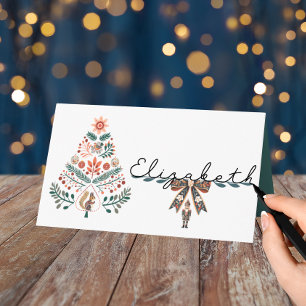 Scandinavian Christmas Place Card