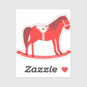 Scandinavian Christmas Rocking Horse