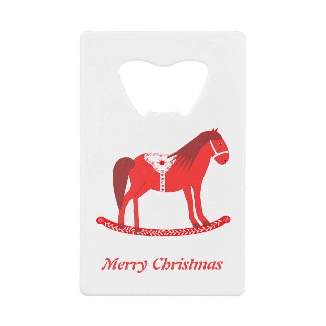 Scandinavian Christmas Rocking Horse Custom (Front)
