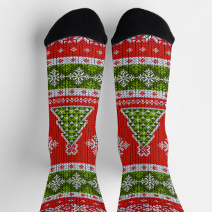 Scandinavian Design Cosy Winter Holiday Socks