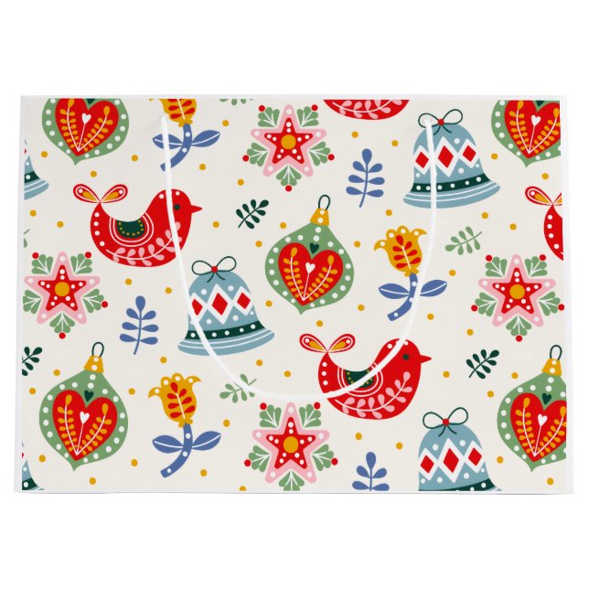 Scandinavian design large gift bag (Front)