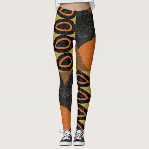 Scandinavian Design: Vintage Seamless Pattern Leggings