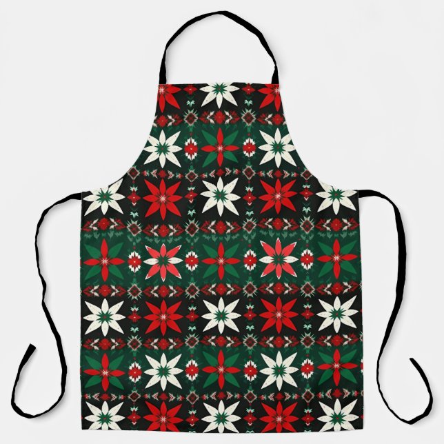 Scandinavian Fair Isle Christmas Edition 3 Apron (Front)