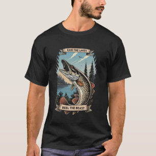 Scandinavian Fishing - Viking Knotwork Pike T-Shirt