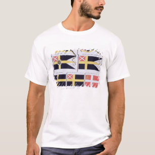 Scandinavian Flags, from a French book of Flags, c T-Shirt