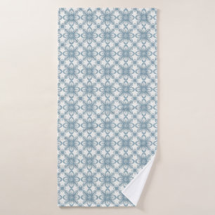 Scandinavian Floral Pattern Bath Towel