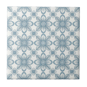 Scandinavian Floral Pattern Tile