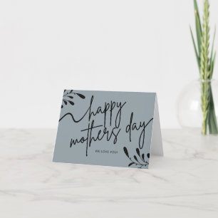 Scandinavian Floral Printable Mothers Day Card