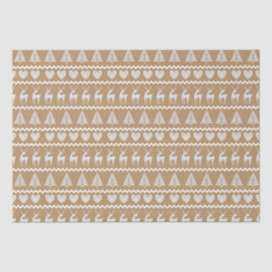 Scandinavian Folk Art Christmas Tissue Paper
