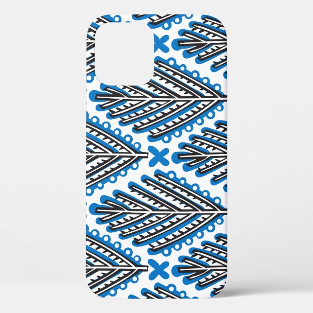 Scandinavian Folk Art: Floral Retro Design Case-Mate iPhone Case (Back)