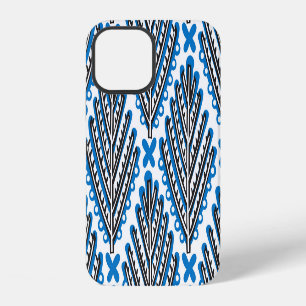 Scandinavian Folk Art: Floral Retro Design iPhone 12 Case