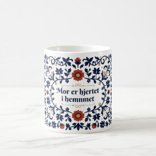 Scandinavian Folk Art Mother's Day Coffee Mug
