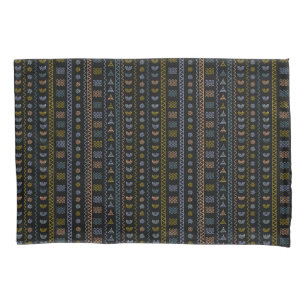 Scandinavian Folk Art Pillow Case