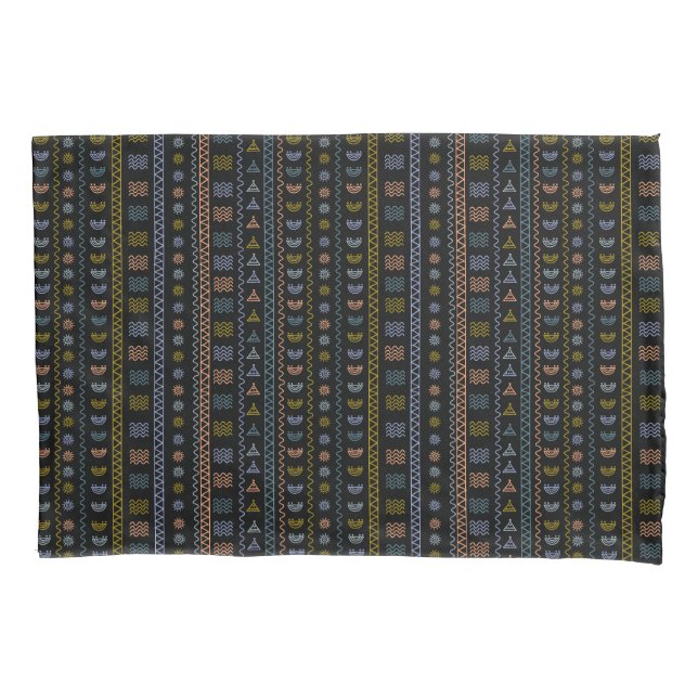 Scandinavian Folk Art Pillow Case (Front)
