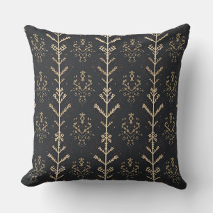 Scandinavian Folk Geometric Cushion