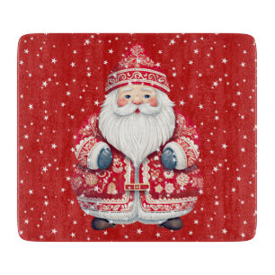 Scandinavian Folk Santa Claus  Cutting Board