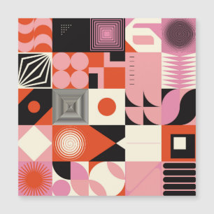 Scandinavian Geometric: Colorful Artwork Pattern