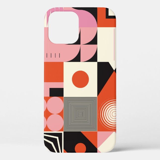 Scandinavian Geometric: Colourful Artwork Pattern Case-Mate iPhone Case (Back)