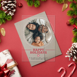 Scandinavian Happy Holidays Personalised Cards