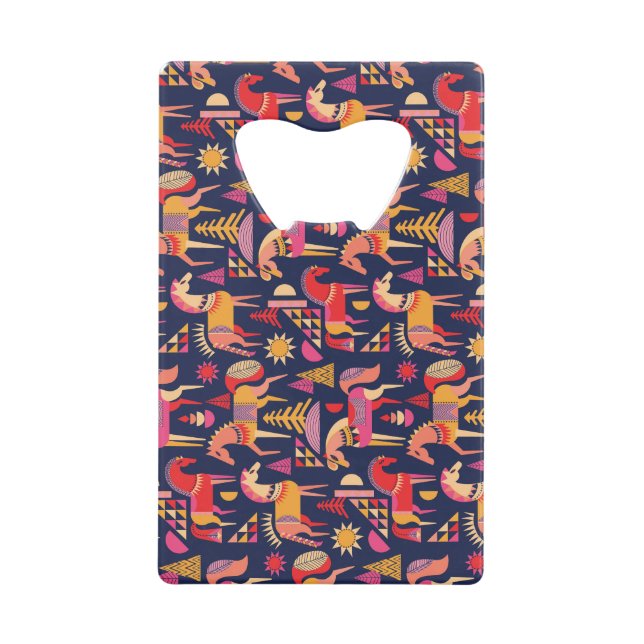 Scandinavian Horses: Decorative Seamless Design (Front)