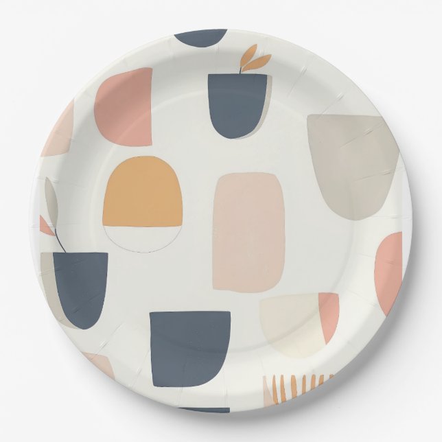 Scandinavian Inspired Paper Plate (Front)