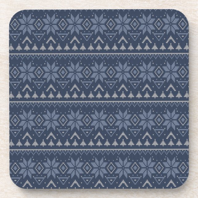 Scandinavian, knitting coaster (Front)